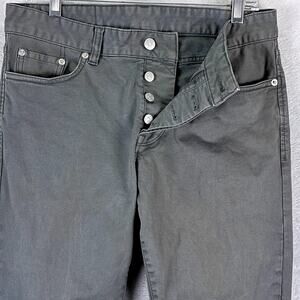 Buck Mason Maverick Slim Jeans Mens 30x34 (30x30) Gray Button Fly Huckberry